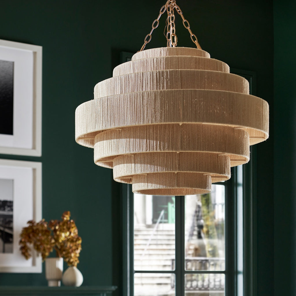 Everly Chandelier, Natural